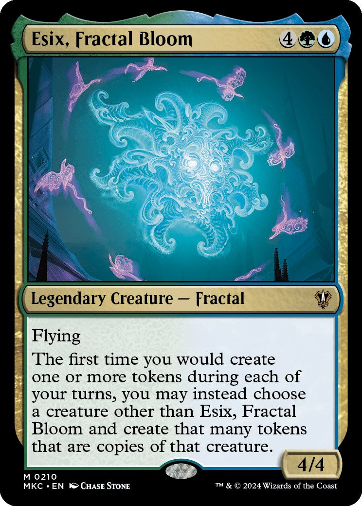 Esix, Fractal Bloom [Murders at Karlov Manor Commander] | Jomio and Rueliete's Cards and Comics
