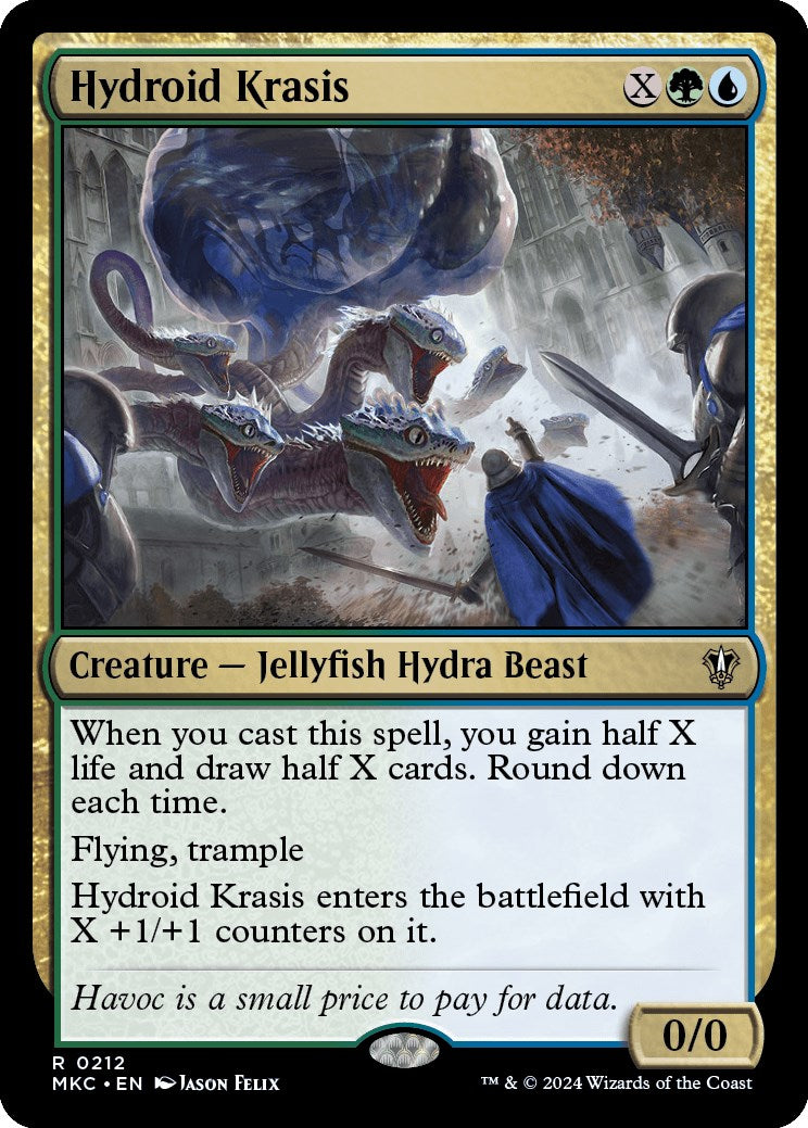 Hydroid Krasis [Murders at Karlov Manor Commander] | Jomio and Rueliete's Cards and Comics