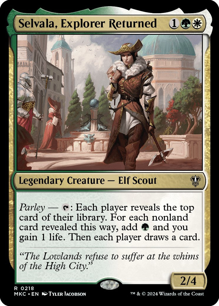 Selvala, Explorer Returned [Murders at Karlov Manor Commander] | Jomio and Rueliete's Cards and Comics