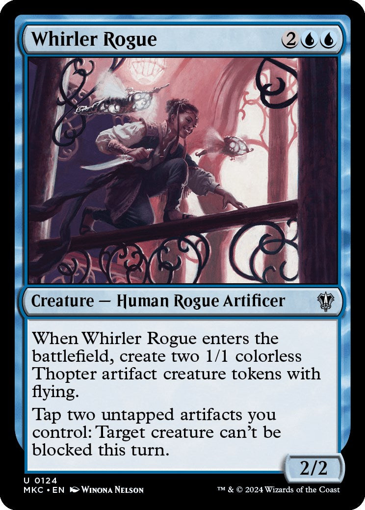 Whirler Rogue [Murders at Karlov Manor Commander] | Jomio and Rueliete's Cards and Comics