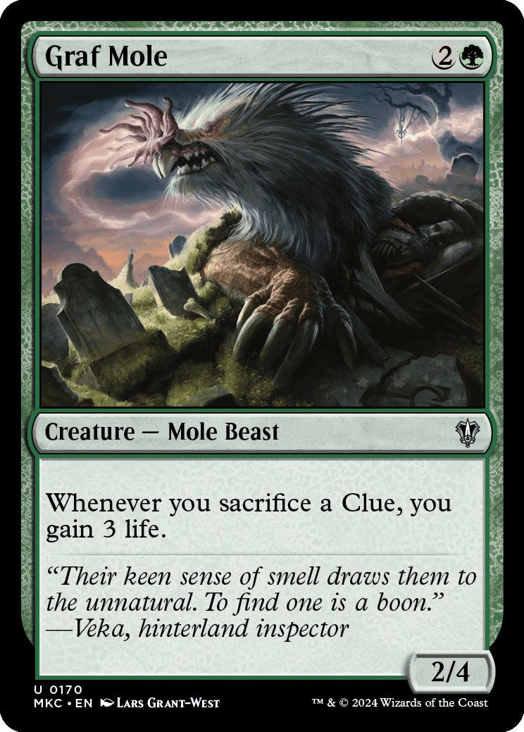 Graf Mole [Murders at Karlov Manor Commander] | Jomio and Rueliete's Cards and Comics