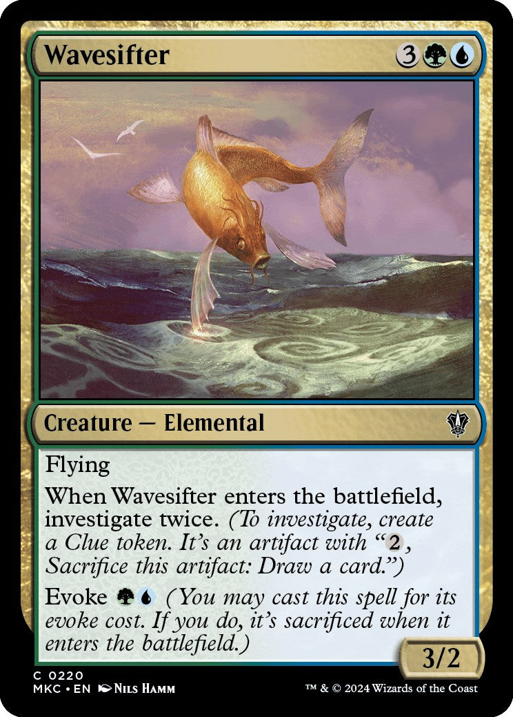 Wavesifter [Murders at Karlov Manor Commander] | Jomio and Rueliete's Cards and Comics
