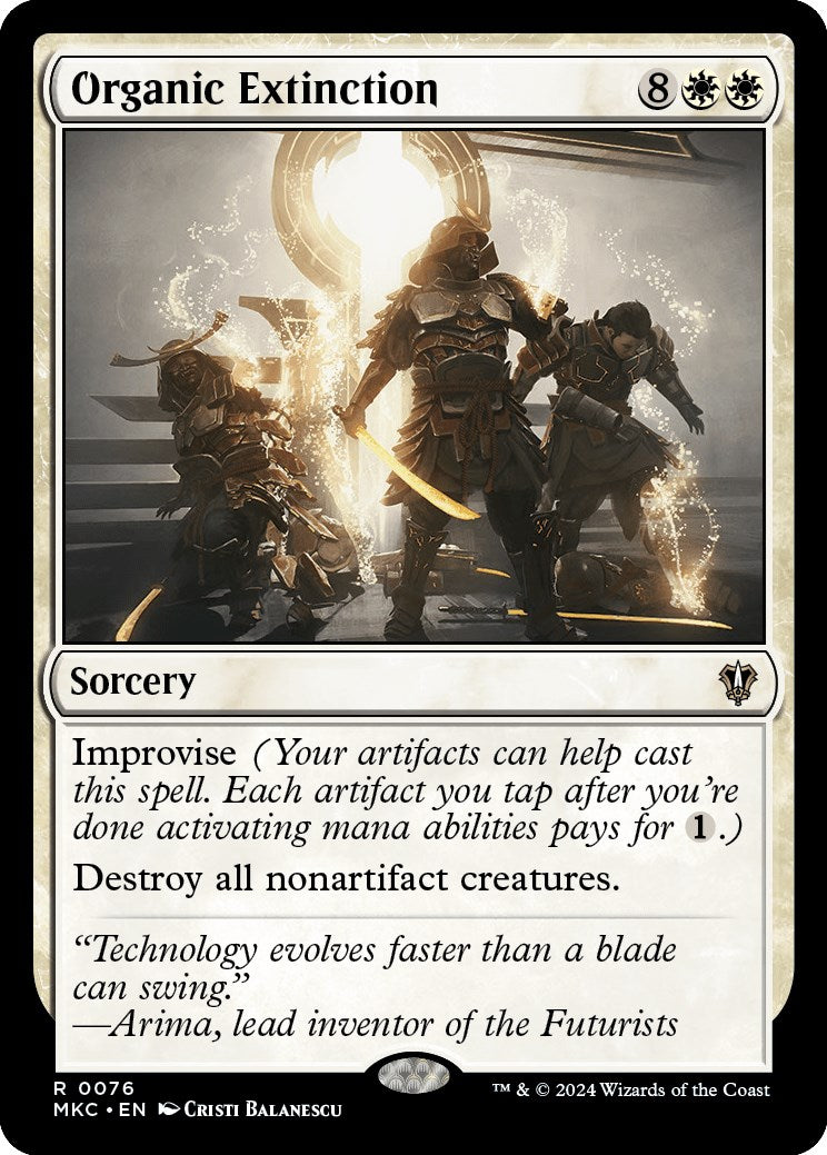 Organic Extinction [Murders at Karlov Manor Commander] | Jomio and Rueliete's Cards and Comics