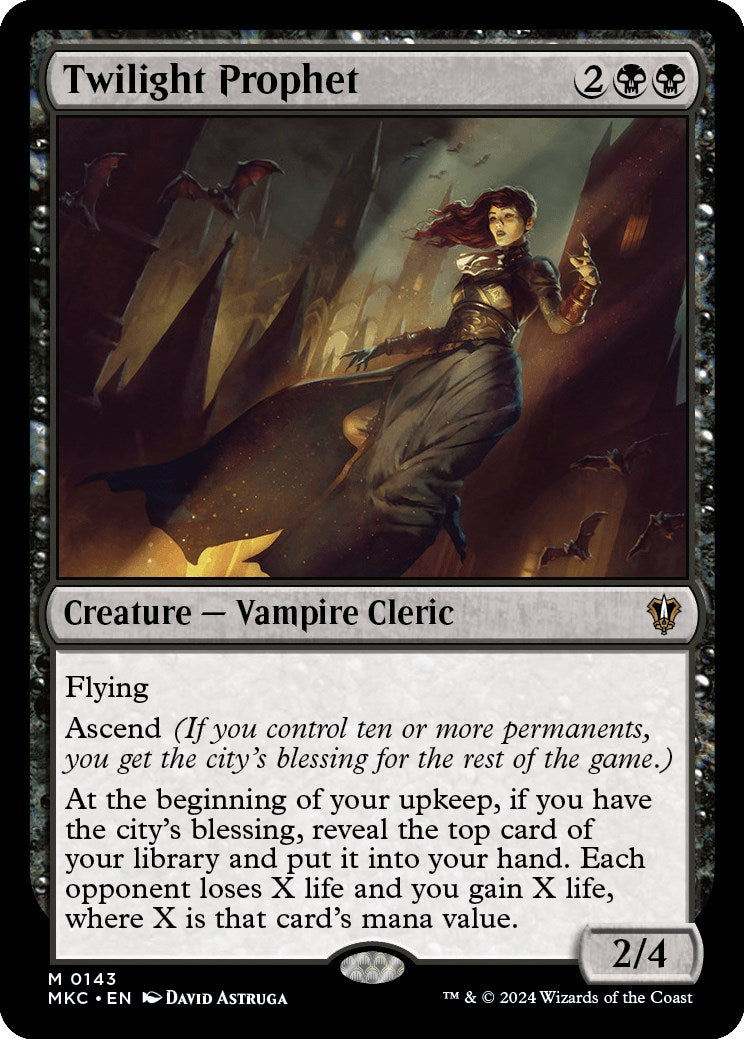 Twilight Prophet [Murders at Karlov Manor Commander] | Jomio and Rueliete's Cards and Comics