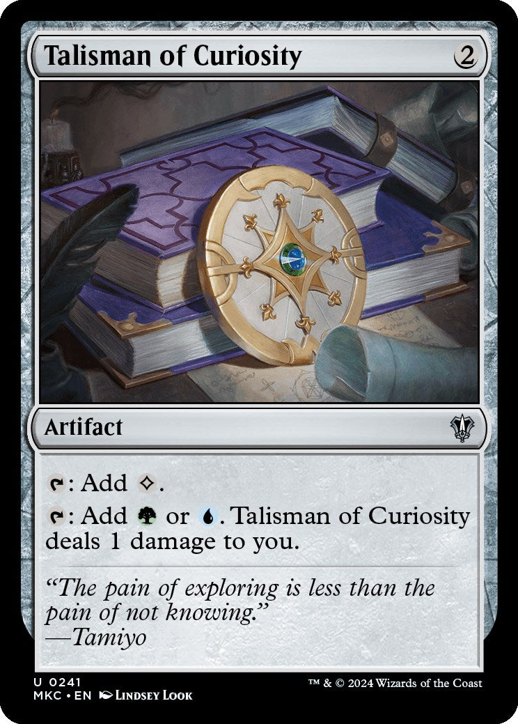 Talisman of Curiosity [Murders at Karlov Manor Commander] | Jomio and Rueliete's Cards and Comics