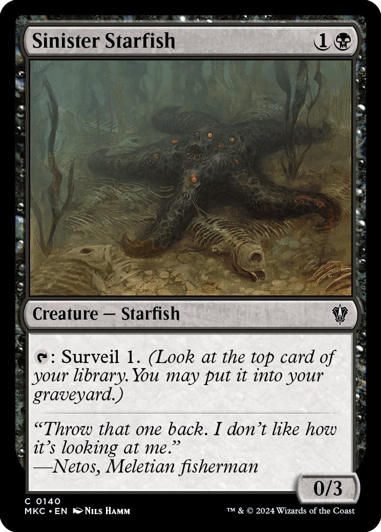 Sinister Starfish [Murders at Karlov Manor Commander] | Jomio and Rueliete's Cards and Comics