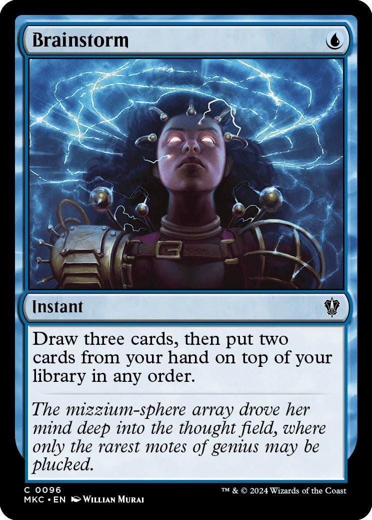 Brainstorm [Murders at Karlov Manor Commander] | Jomio and Rueliete's Cards and Comics