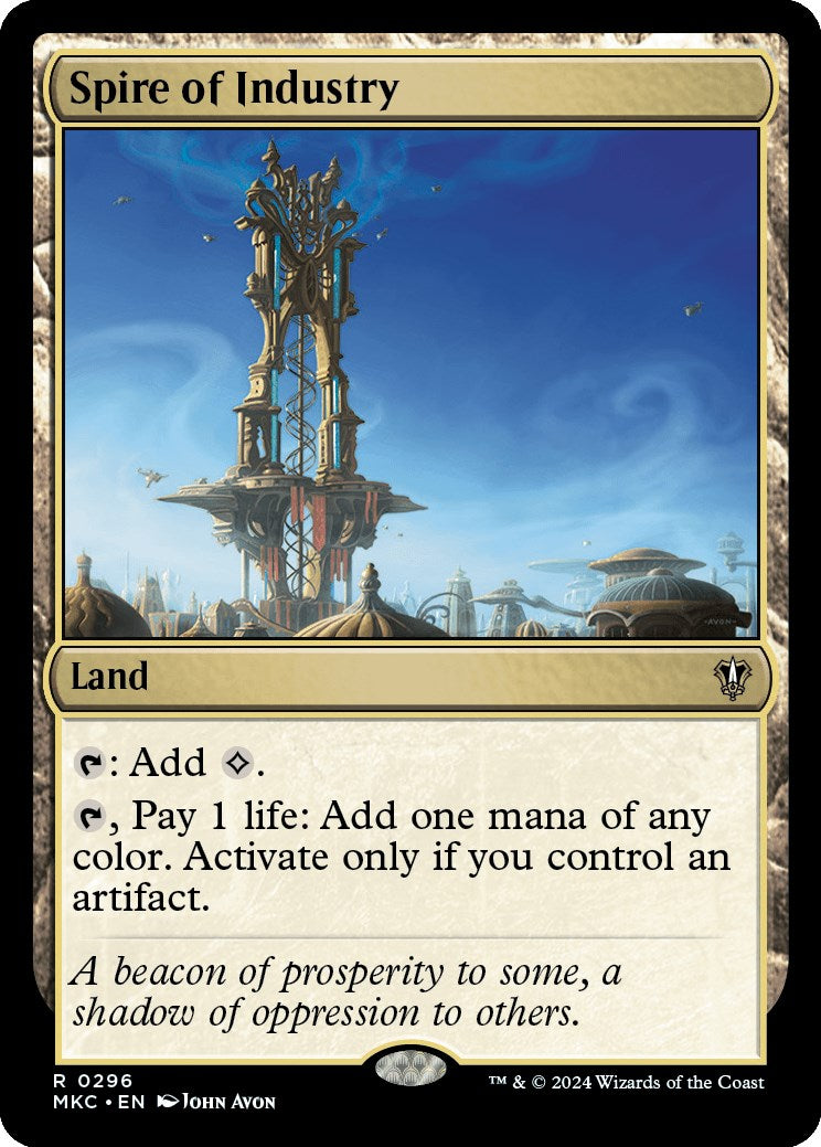 Spire of Industry [Murders at Karlov Manor Commander] | Jomio and Rueliete's Cards and Comics