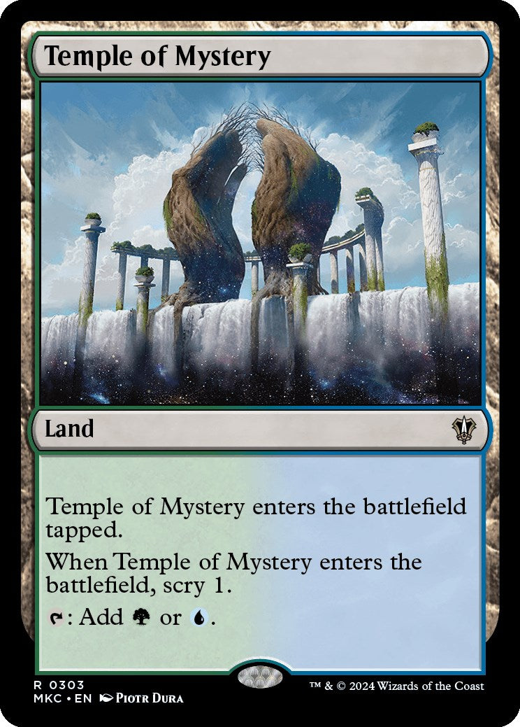 Temple of Mystery [Murders at Karlov Manor Commander] | Jomio and Rueliete's Cards and Comics