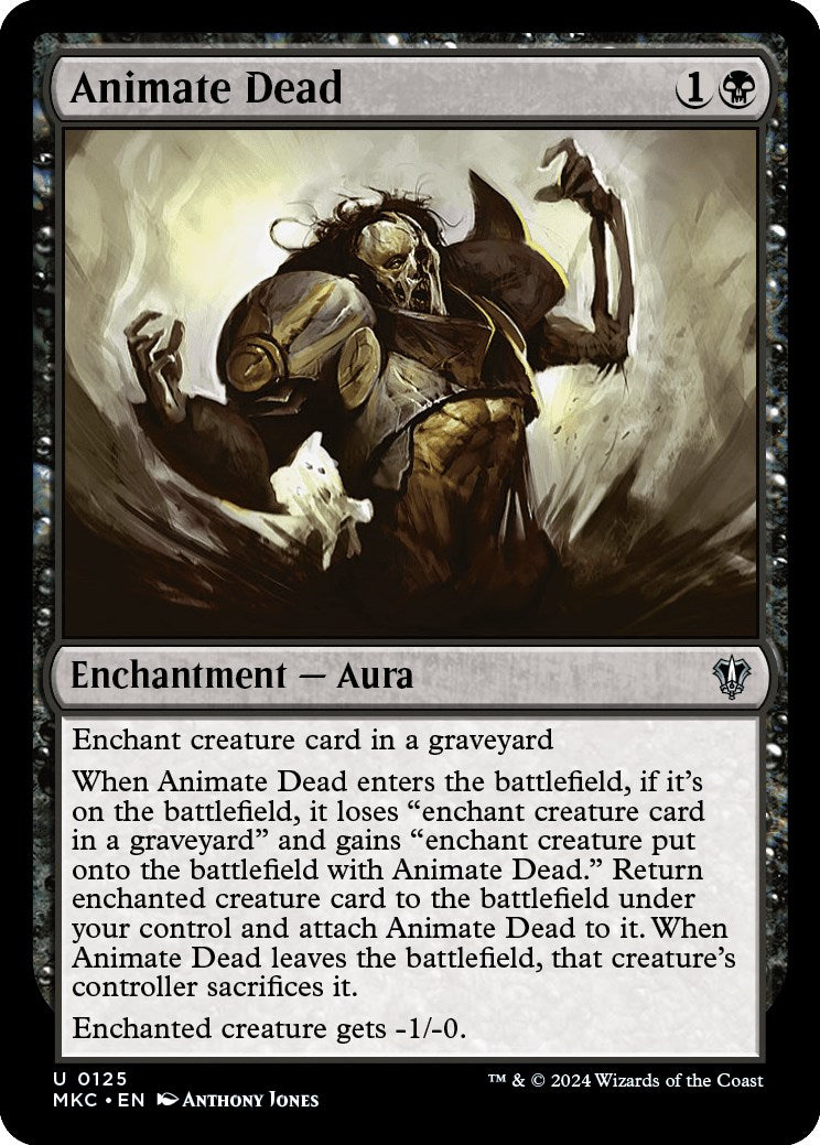Animate Dead [Murders at Karlov Manor Commander] | Jomio and Rueliete's Cards and Comics