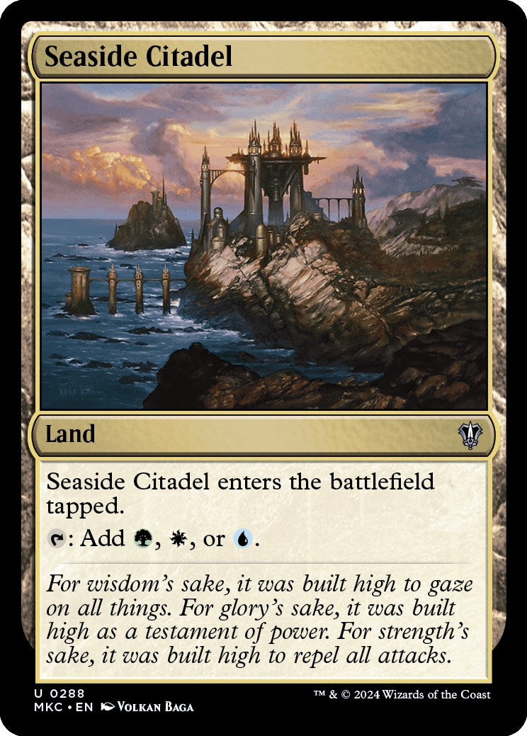 Seaside Citadel [Murders at Karlov Manor Commander] | Jomio and Rueliete's Cards and Comics