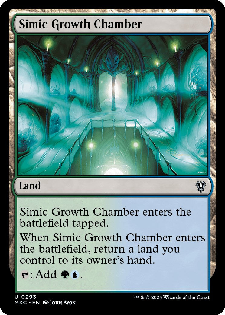 Simic Growth Chamber [Murders at Karlov Manor Commander] | Jomio and Rueliete's Cards and Comics
