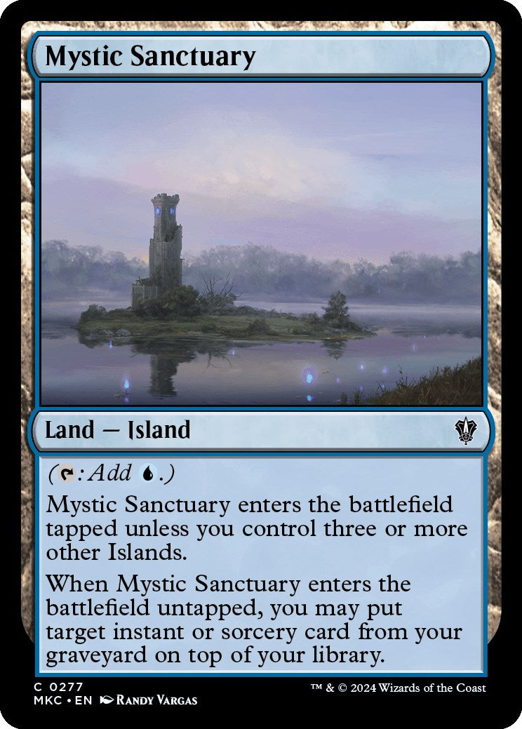 Mystic Sanctuary [Murders at Karlov Manor Commander] | Jomio and Rueliete's Cards and Comics