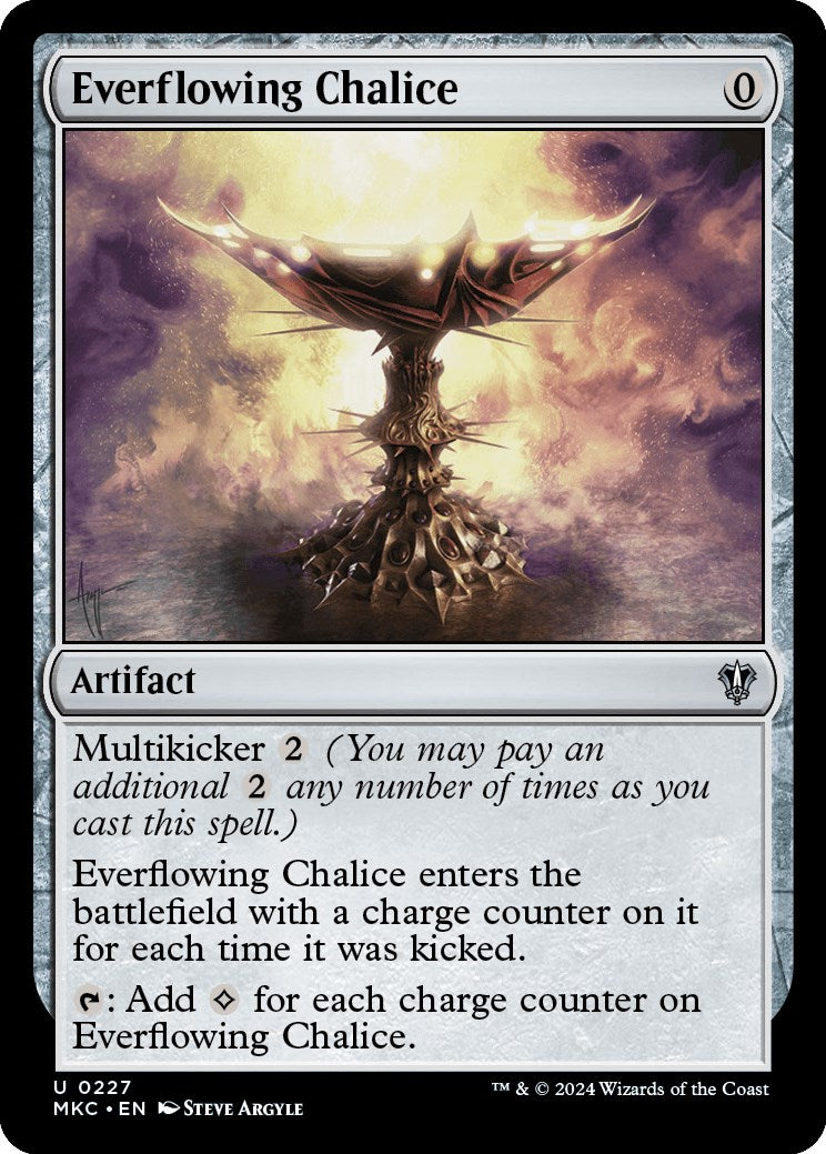 Everflowing Chalice [Murders at Karlov Manor Commander] | Jomio and Rueliete's Cards and Comics