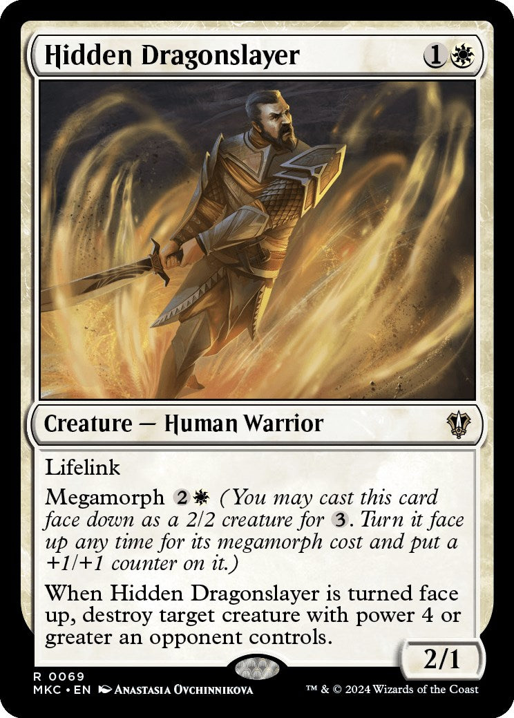 Hidden Dragonslayer [Murders at Karlov Manor Commander] | Jomio and Rueliete's Cards and Comics