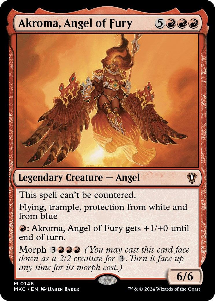 Akroma, Angel of Fury [Murders at Karlov Manor Commander] | Jomio and Rueliete's Cards and Comics