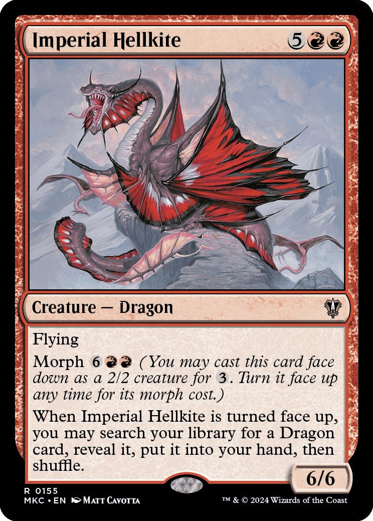 Imperial Hellkite [Murders at Karlov Manor Commander] | Jomio and Rueliete's Cards and Comics