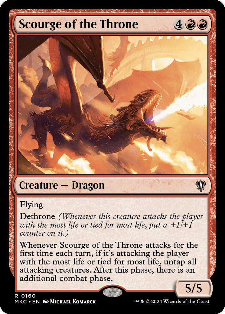 Scourge of the Throne [Murders at Karlov Manor Commander] | Jomio and Rueliete's Cards and Comics