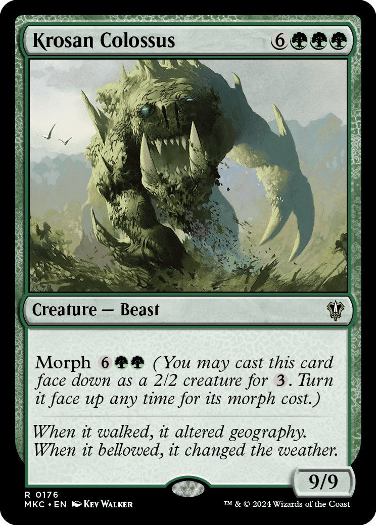 Krosan Colossus [Murders at Karlov Manor Commander] | Jomio and Rueliete's Cards and Comics