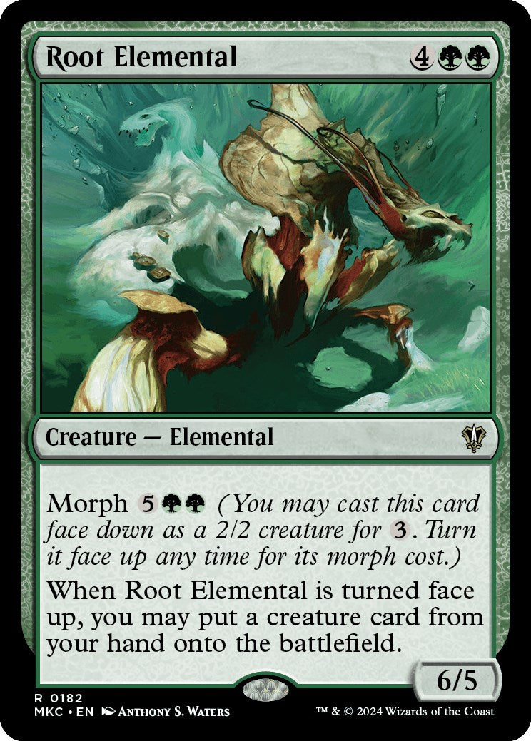 Root Elemental [Murders at Karlov Manor Commander] | Jomio and Rueliete's Cards and Comics