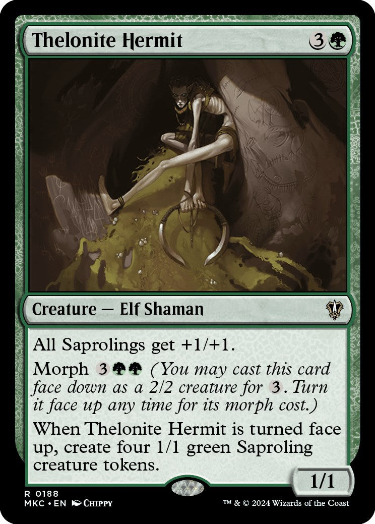 Thelonite Hermit [Murders at Karlov Manor Commander] | Jomio and Rueliete's Cards and Comics