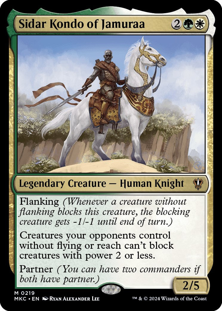 Sidar Kondo of Jamuraa [Murders at Karlov Manor Commander] | Jomio and Rueliete's Cards and Comics