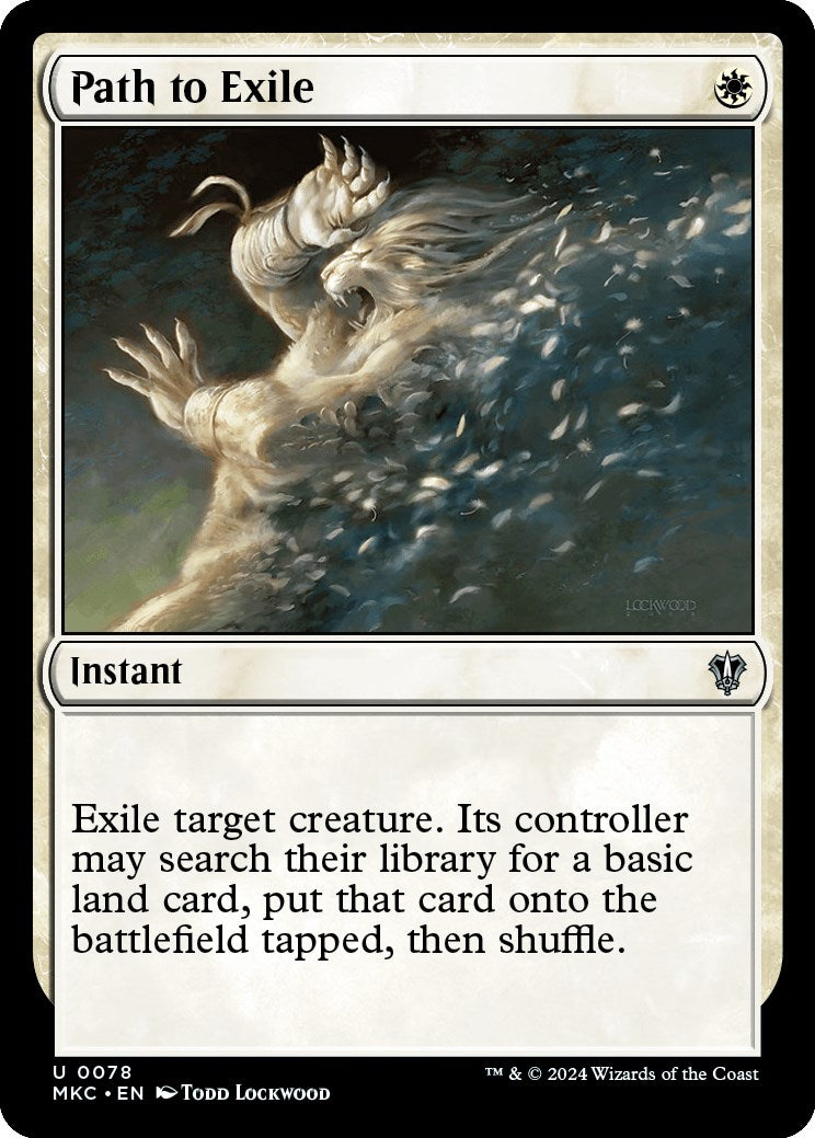 Path to Exile [Murders at Karlov Manor Commander] | Jomio and Rueliete's Cards and Comics