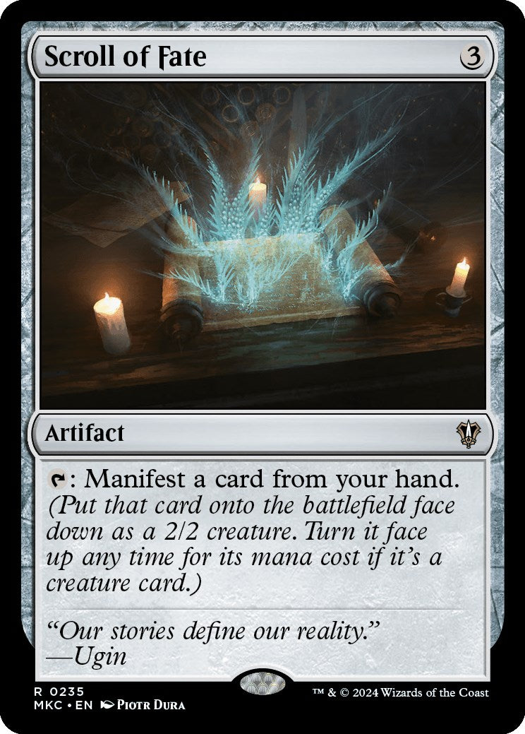 Scroll of Fate [Murders at Karlov Manor Commander] | Jomio and Rueliete's Cards and Comics