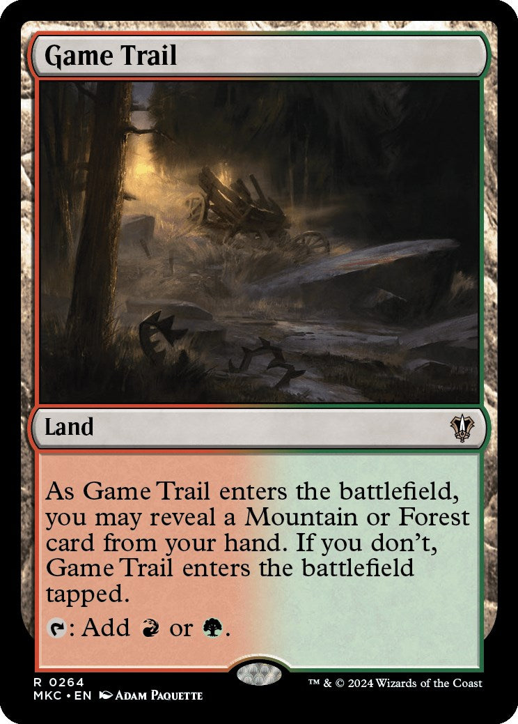 Game Trail [Murders at Karlov Manor Commander] | Jomio and Rueliete's Cards and Comics