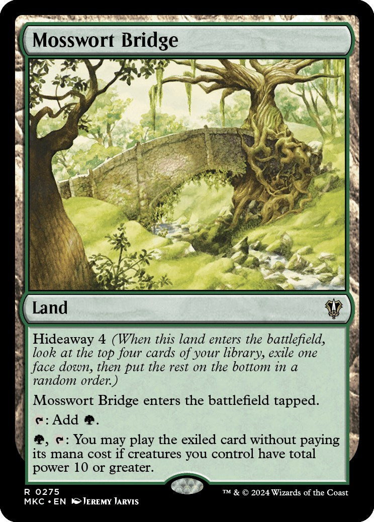 Mosswort Bridge [Murders at Karlov Manor Commander] | Jomio and Rueliete's Cards and Comics