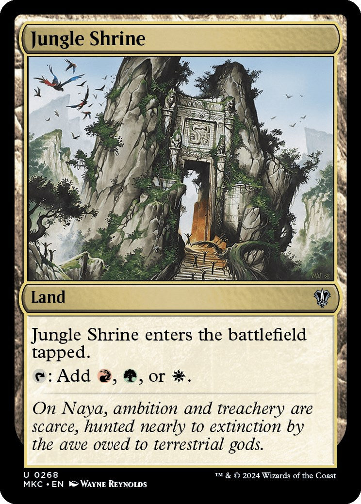 Jungle Shrine [Murders at Karlov Manor Commander] | Jomio and Rueliete's Cards and Comics