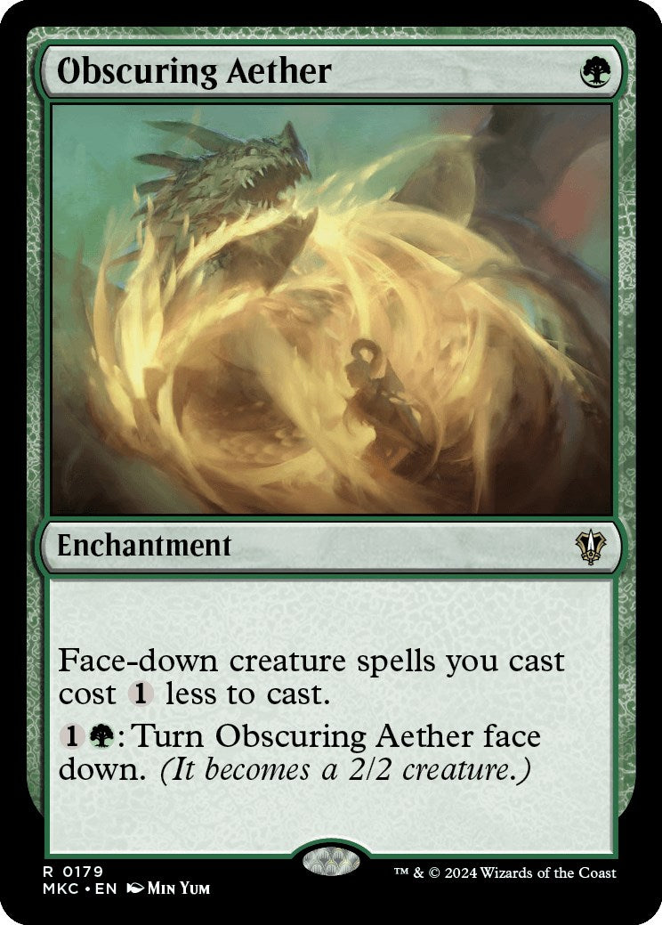 Obscuring Aether [Murders at Karlov Manor Commander] | Jomio and Rueliete's Cards and Comics