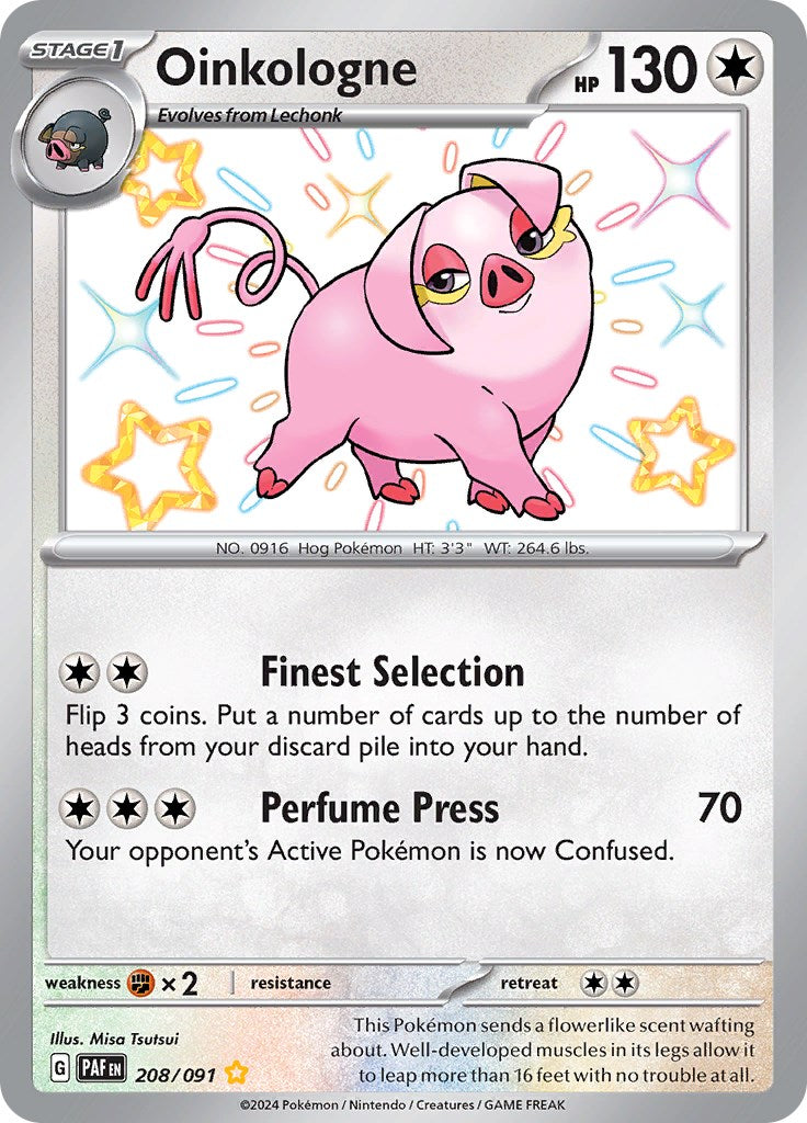 Oinkologne (208/091) [Scarlet & Violet: Paldean Fates] | Jomio and Rueliete's Cards and Comics
