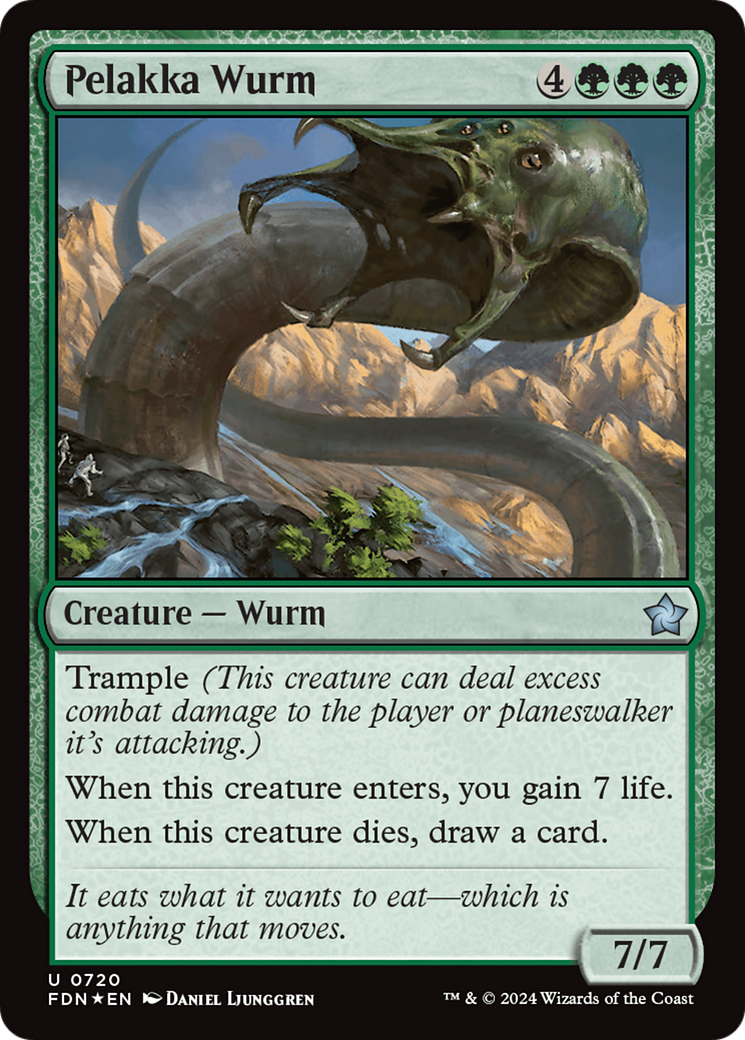 Pelakka Wurm [Foundations] | Jomio and Rueliete's Cards and Comics
