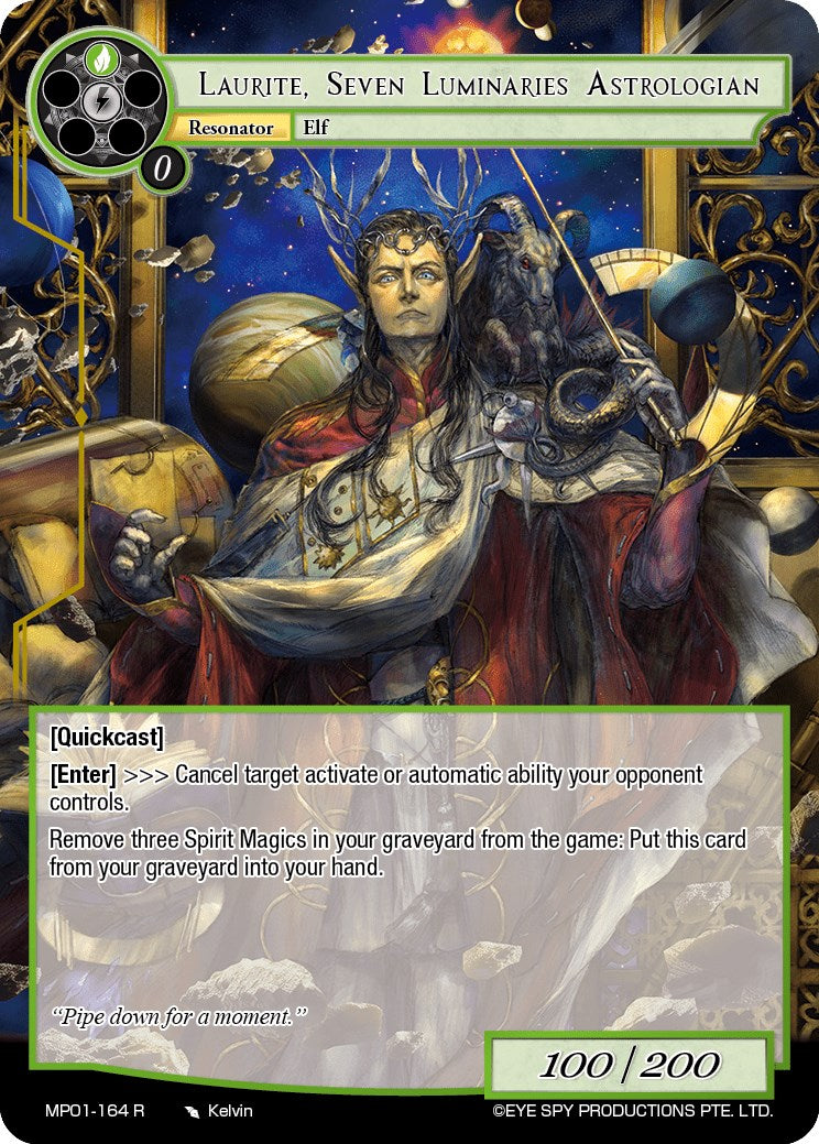 Laurite, Seven Luminaries Astrologian (MP01-164 R) [Masterpiece "Pilgrim-Memories"] | Jomio and Rueliete's Cards and Comics