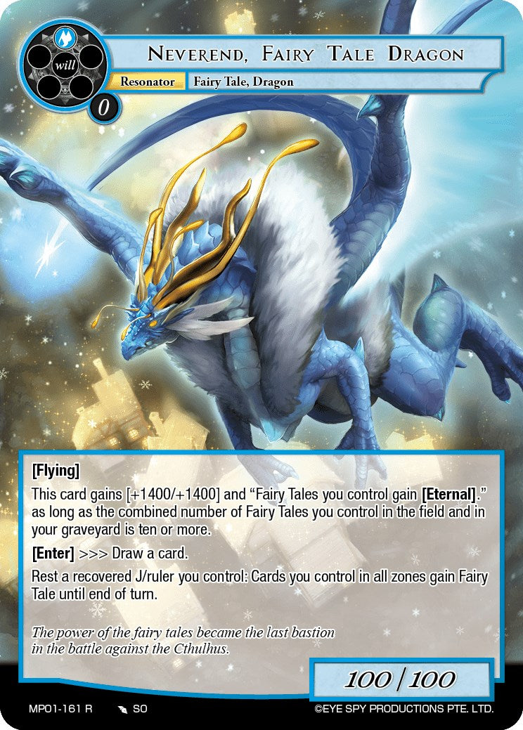 Neverend, Fairy Tale Dragon (MP01-161 R) [Masterpiece "Pilgrim-Memories"] | Jomio and Rueliete's Cards and Comics