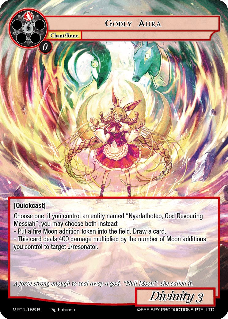 Godly Aura (MP01-158 R) [Masterpiece "Pilgrim-Memories"] | Jomio and Rueliete's Cards and Comics