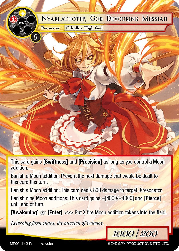 Nyarlathotep, God Devouring Messiah (MP01-142 R) [Masterpiece "Pilgrim-Memories"] | Jomio and Rueliete's Cards and Comics