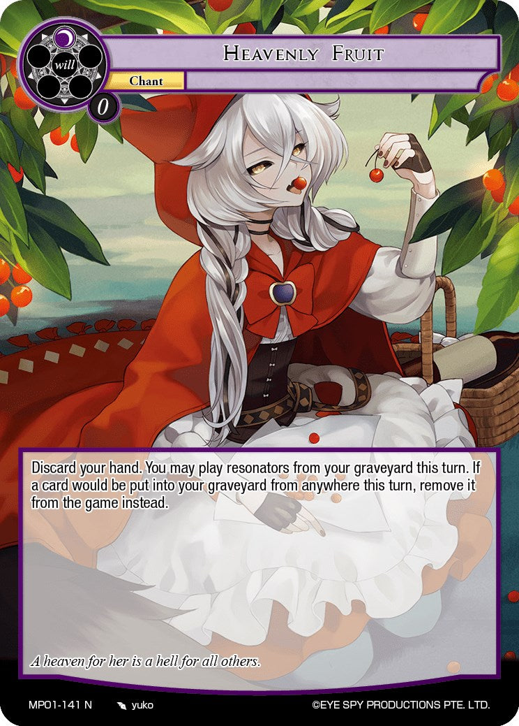 Heavenly Fruit (MP01-141 N) [Masterpiece "Pilgrim-Memories"] | Jomio and Rueliete's Cards and Comics