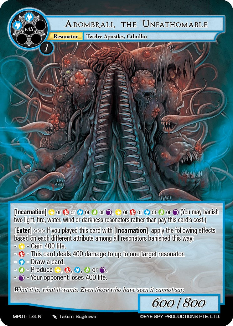 Adombrali, the Unfathomable (MP01-134 N) [Masterpiece "Pilgrim-Memories"] | Jomio and Rueliete's Cards and Comics