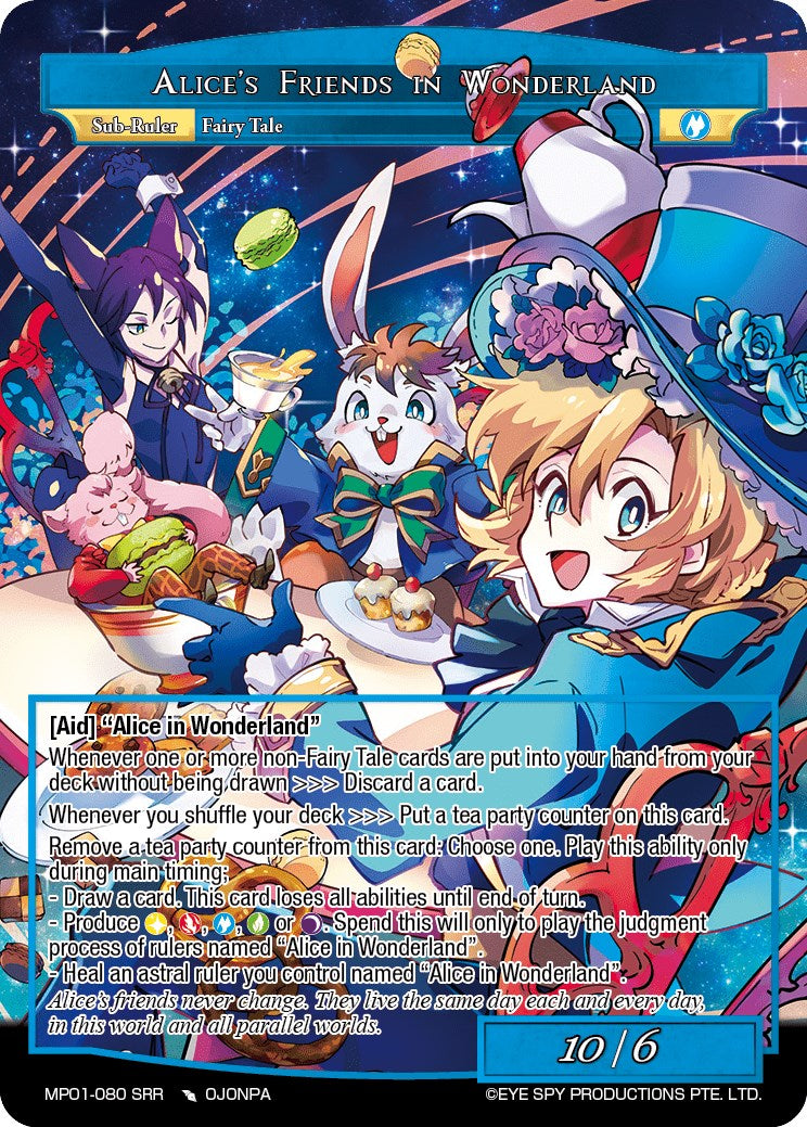 Alice's Friends in Wonderland (MP01-080 SRR) [Masterpiece "Pilgrim-Memories"] | Jomio and Rueliete's Cards and Comics