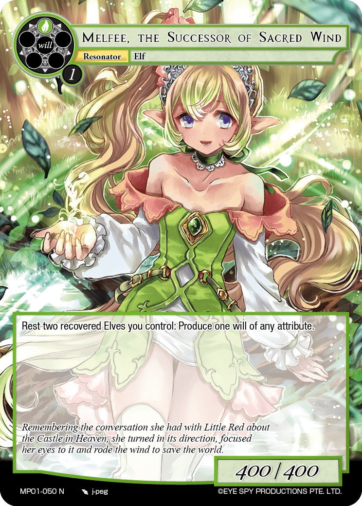 Melfee, the Successor of Sacred Wind (MP01-050 N) [Masterpiece "Pilgrim-Memories"] | Jomio and Rueliete's Cards and Comics