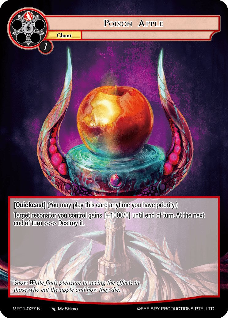 Poison Apple (MP01-027 N) [Masterpiece "Pilgrim-Memories"] | Jomio and Rueliete's Cards and Comics