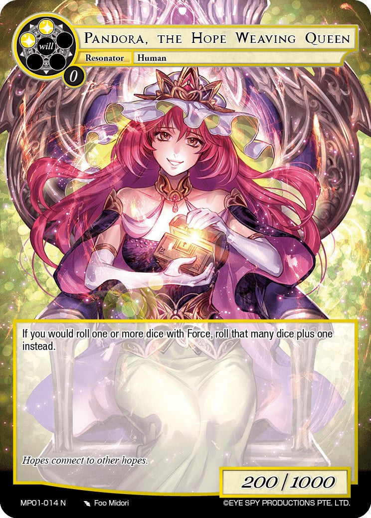 Pandora, the Hope Weaving Queen (MP01-014 N) [Masterpiece "Pilgrim-Memories"] | Jomio and Rueliete's Cards and Comics