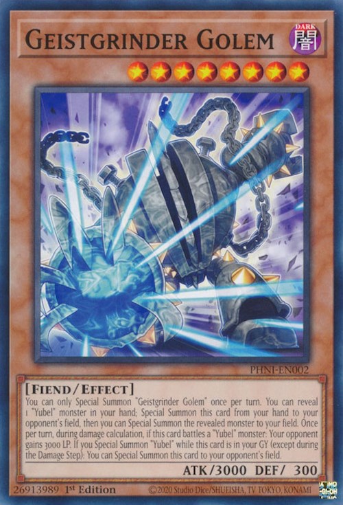 Geistgrinder Golem [PHNI-EN002] Common | Jomio and Rueliete's Cards and Comics
