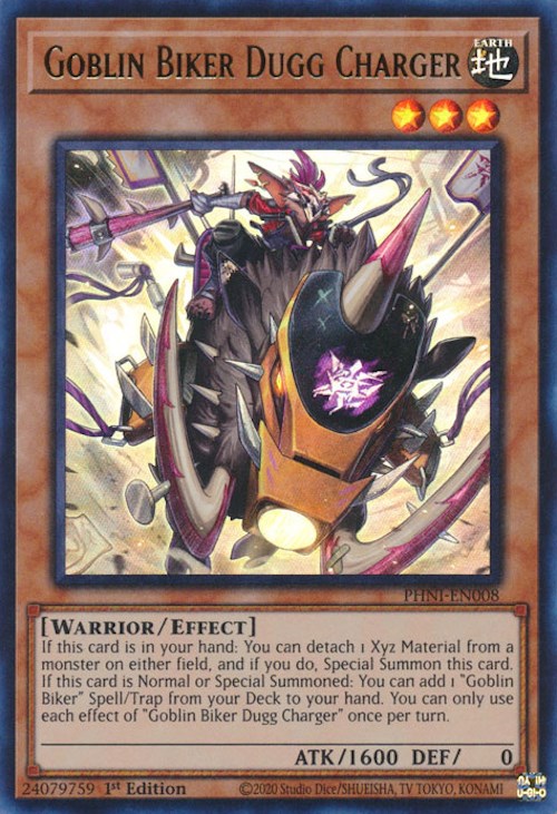 Goblin Biker Dugg Charger [PHNI-EN008] Ultra Rare | Jomio and Rueliete's Cards and Comics