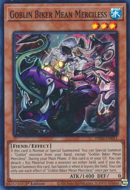 Goblin Biker Mean Merciless [PHNI-EN011] Super Rare | Jomio and Rueliete's Cards and Comics