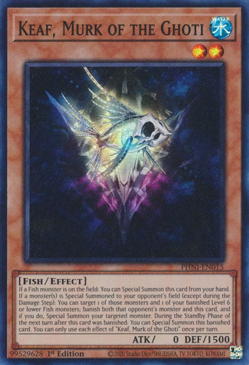Keaf, Murk of the Ghoti [PHNI-EN015] Super Rare | Jomio and Rueliete's Cards and Comics