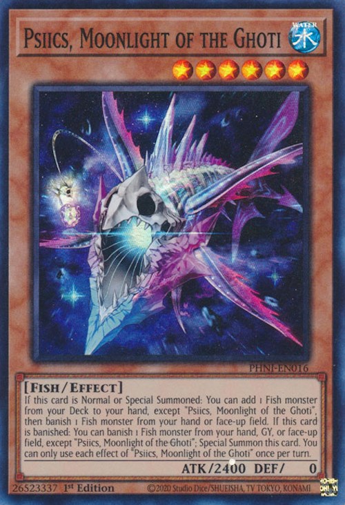 Psiics, Moonlight of the Ghoti [PHNI-EN016] Super Rare | Jomio and Rueliete's Cards and Comics