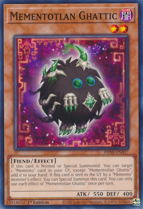 Mementotlan Ghattic [PHNI-EN017] Common | Jomio and Rueliete's Cards and Comics